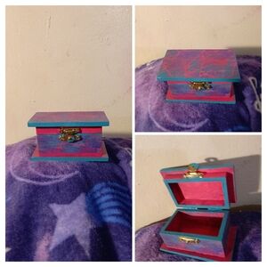 Colorful Wooden Jewelry Box